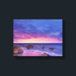 Mountains and Lake Scenic Nature Photo Canvas Print<br><div class="desc">Canvas print with a beautiful nature photo. Mountains in the background with a calm still lake in the foreground. Serene and relaxing photograph.</div>