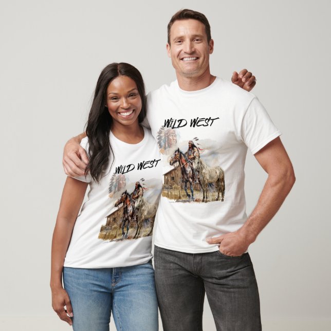 Mountains and Pistoleros of the Far West T-Shirt (Unisex)