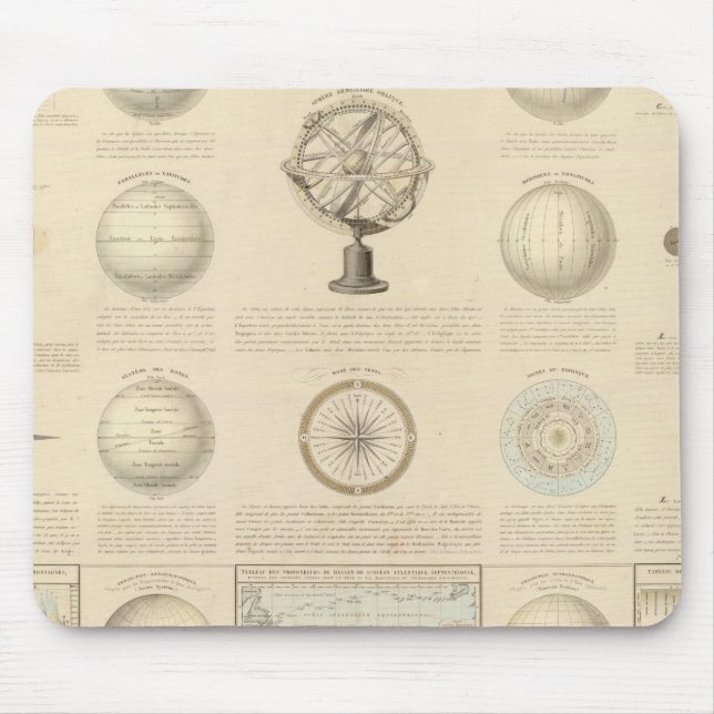 Mountains and River of the World Mouse Pad (Front)