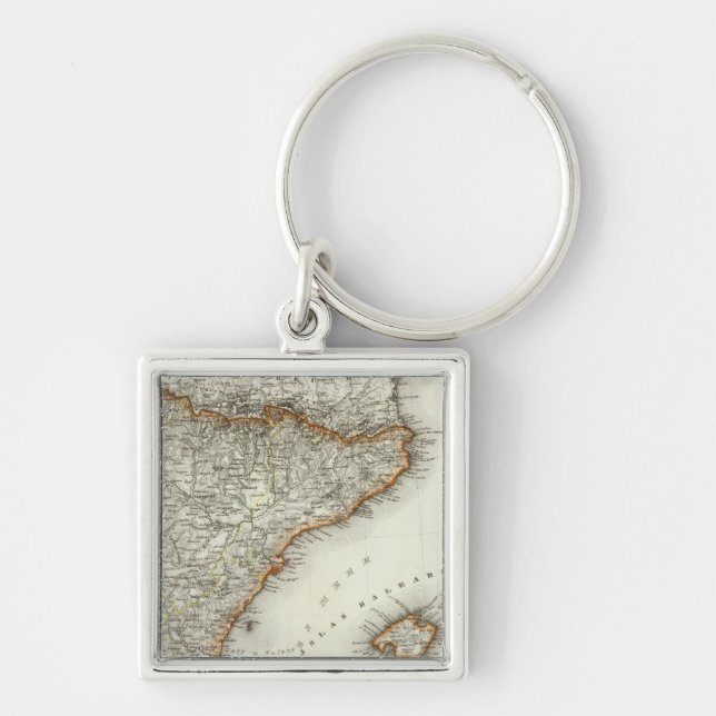 Mountains and Rivers of Canary Islands Keychain (Front)