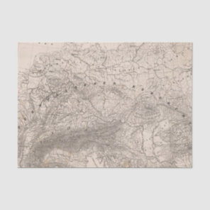 Mountains and Rivers of Europe Tissue Paper
