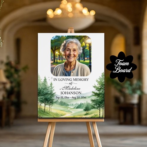 Mountains and Trees Celebration Of Life Funeral