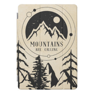 Mountains Are Calling   Adventure Quote Nature iPad Pro Cover
