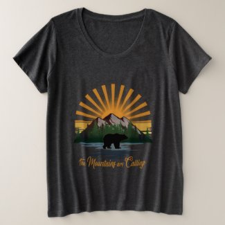 Mountains are Calling Bear T-Shirt