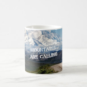 mountains are calling by storeman coffee mug