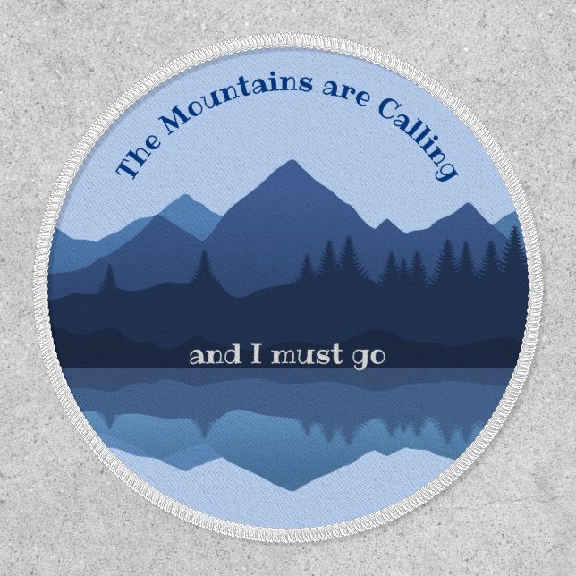 Mountains are Calling Design Patch (Front)