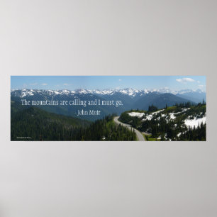 Mountains are Calling Poster