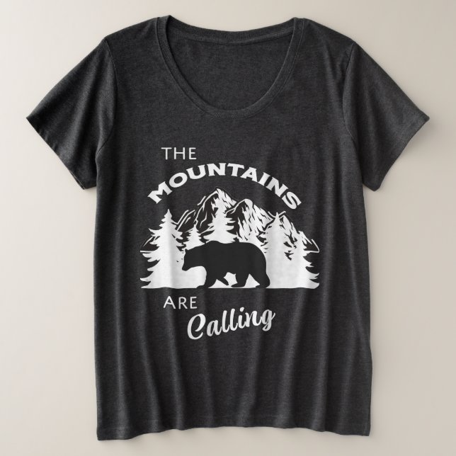 Mountains are Calling T-Shirt (Design Front)