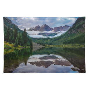 Mountains Aspen Colorado Cloth Placemat