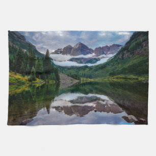 Mountains Aspen Colorado Kitchen Towel