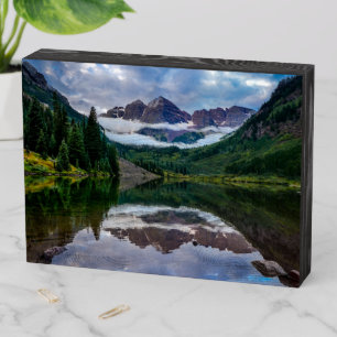 Mountains   Aspen Colorado Wooden Box Sign