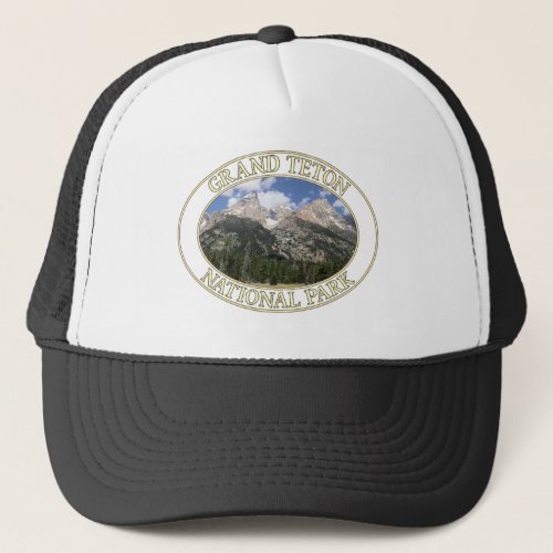 Mountains at Grand Teton National Park in Wyoming Trucker Hat