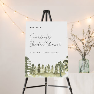 Mountains Baby Shower Foam Board