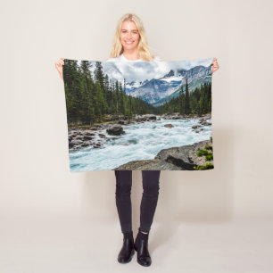 Mountains   Banff National Park Alberta, Canada Fleece Blanket