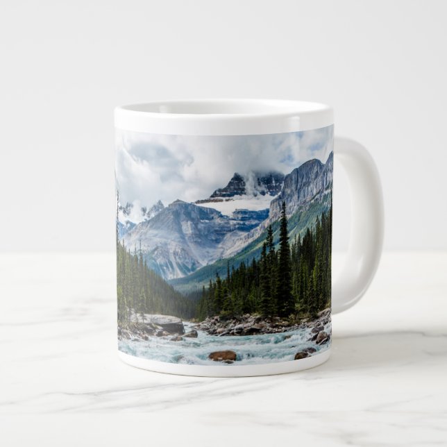 Mountains | Banff National Park Alberta, Canada Giant Coffee Mug (Front Right)