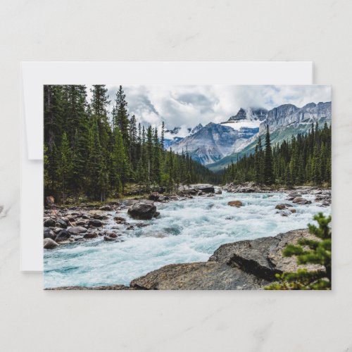 Mountains  Banff National Park Alberta Canada Thank You Card