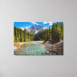 Mountains   Banff National Park, Canadian Rockies Canvas Print