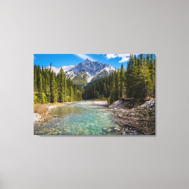 Mountains | Banff National Park, Canadian Rockies Canvas Print (Front)