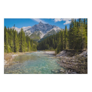 Mountains   Banff National Park, Canadian Rockies Faux Canvas Print