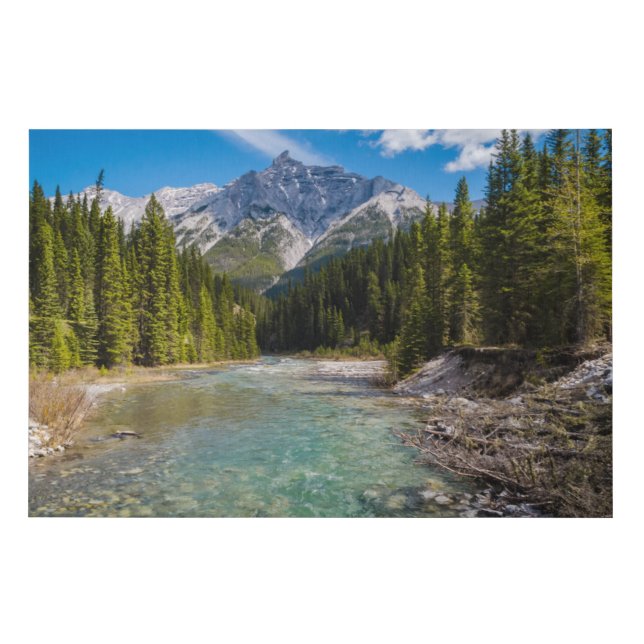 Mountains | Banff National Park, Canadian Rockies Faux Canvas Print (Front)