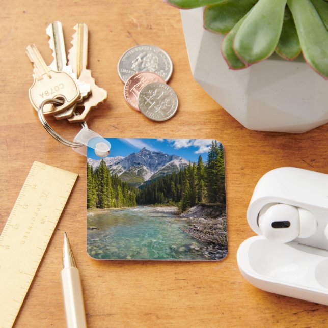 Mountains | Banff National Park, Canadian Rockies Keychain (Desk)