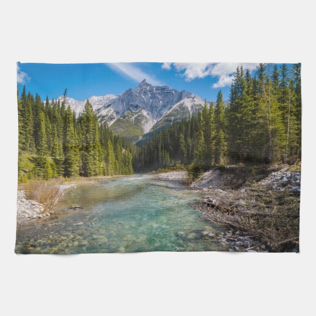 Mountains | Banff National Park, Canadian Rockies Kitchen Towel (Horizontal)