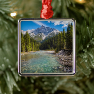 Mountains   Banff National Park, Canadian Rockies Metal Ornament