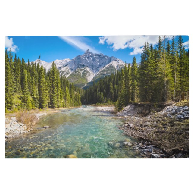 Mountains | Banff National Park, Canadian Rockies Metal Print (Front)