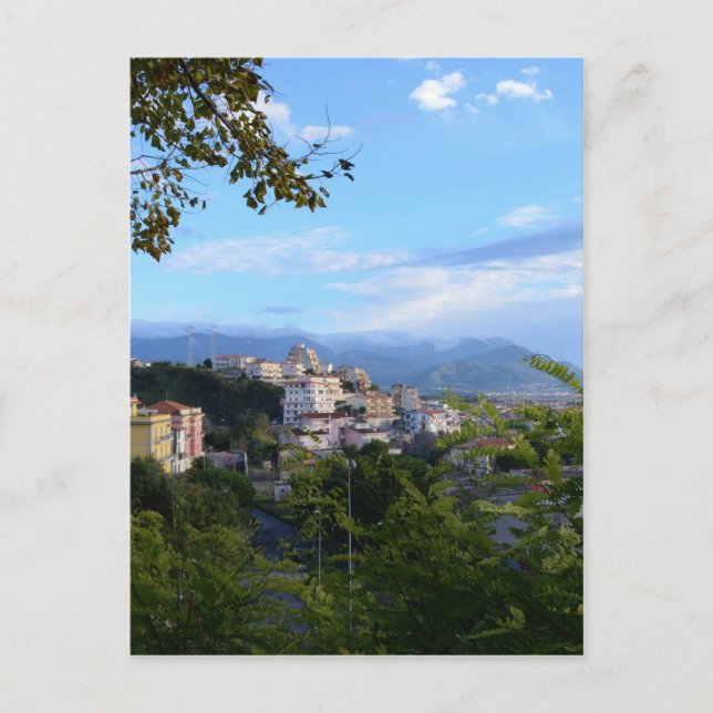Mountains Behind Scalea Postcard (Front)