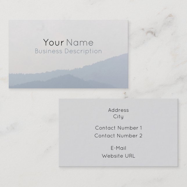 Mountains Business Card (Front/Back)