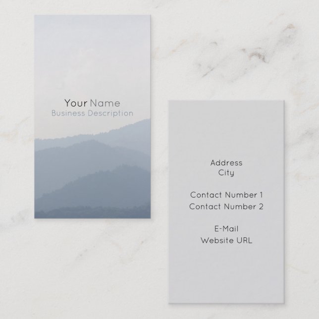 Mountains Business Card (Front/Back)