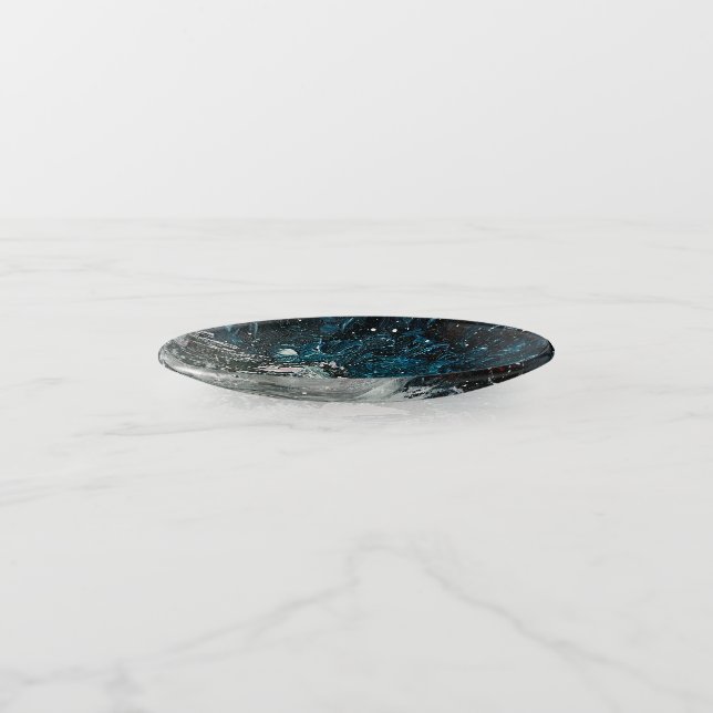Mountains by night trinket tray (Angled)