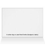 Mountains By The Lake Cards (Inside Horizontal (Top))