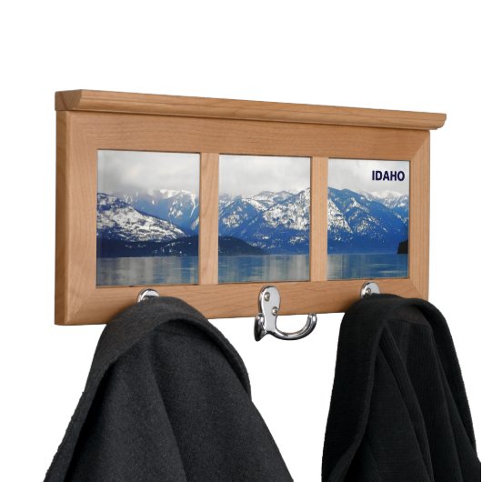 Mountains By The Lake Coat Rack (In Situ)