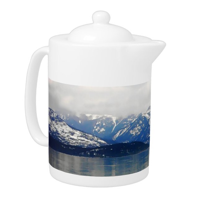 Mountains By The Lake Teapot (Left)