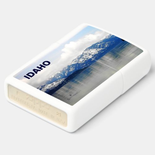 Mountains By The Lake Zippo Lighter