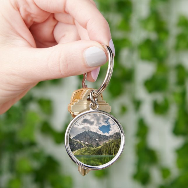 Mountains | Cabinet Mountains, Montana Keychain (Hand)