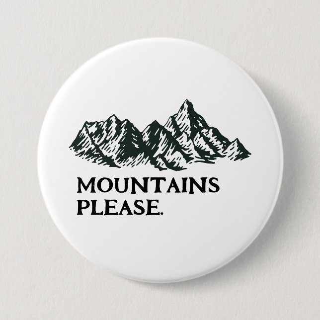 Mountains calling button (Front)