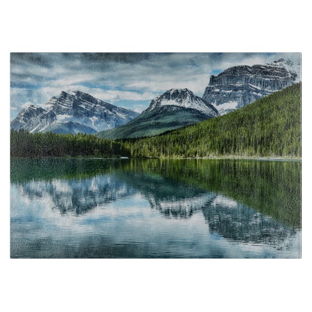 Mountains | Canadian Rockies, Alberta Canada Cutting Board (Front)