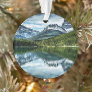 Mountains   Canadian Rockies, Alberta Canada Ornament