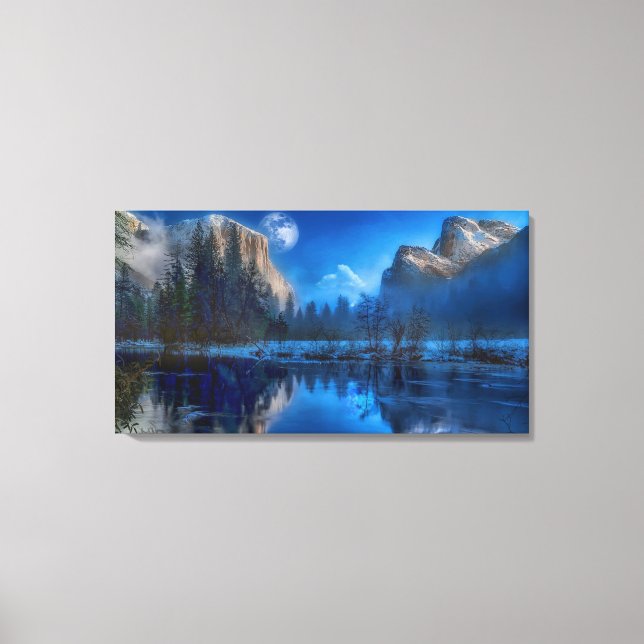 Mountains Canvas Print (Front)
