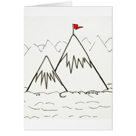 Mountains card (Front)