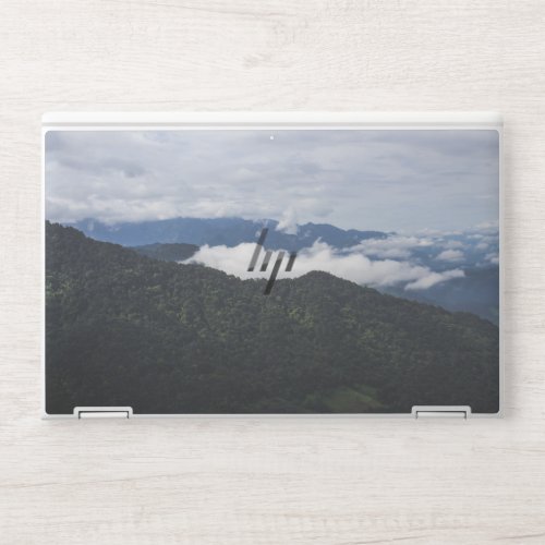 mountains clouds HP laptop skin