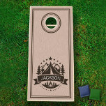 Mountains Cornhole Set<br><div class="desc">Modern yet rustic Custom Corn hole set with mountains for camping, tailgating, family BBQ's , birthday parties. Makes a great gift for your significant other.</div>