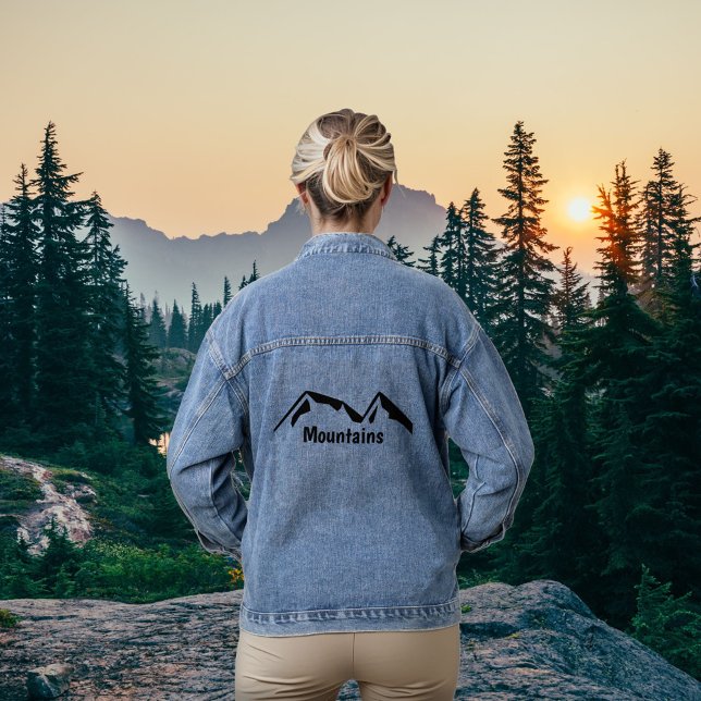 Mountains Denim Jacket (Mountains Denim Jacket)
