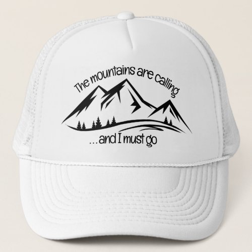 Mountains Design Hat