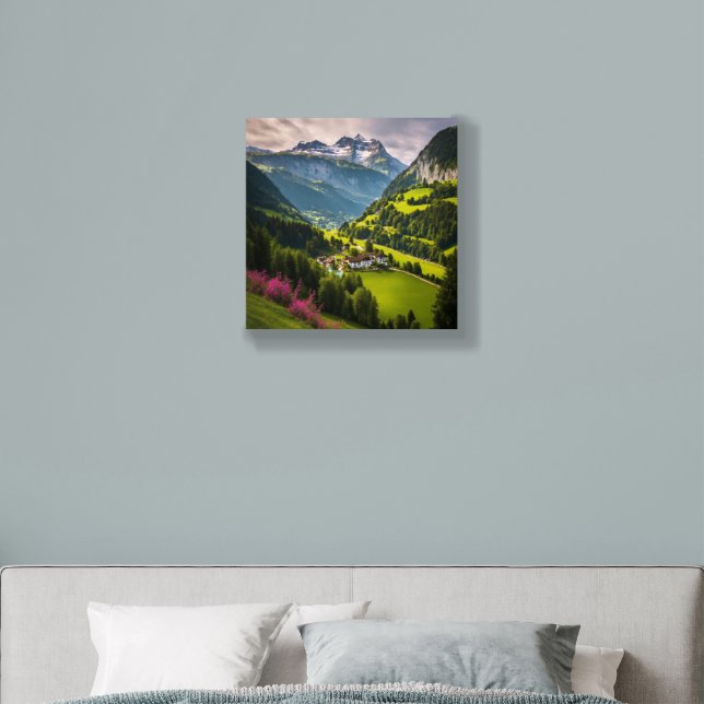 Mountains designed  acrylic photo tile (Bedroom)