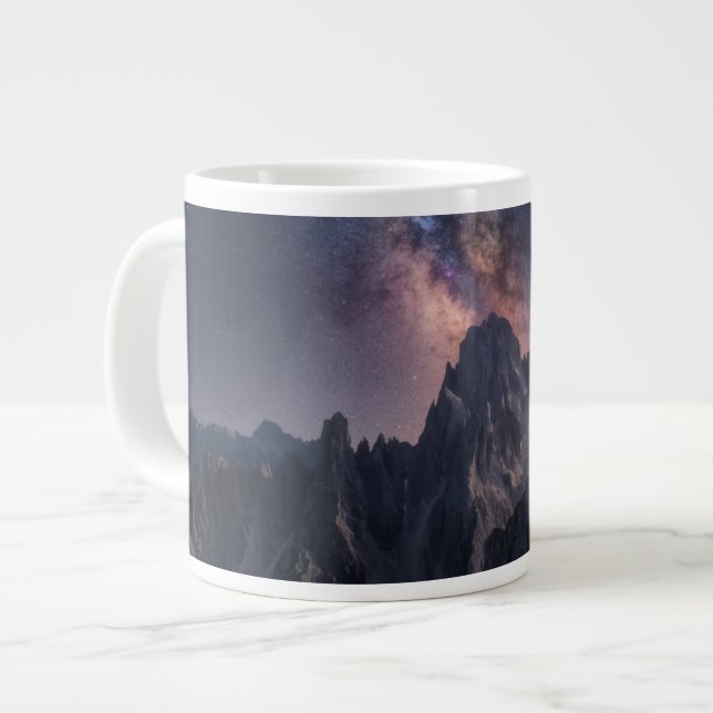 Mountains | Dolomites Mountains, Italy Giant Coffee Mug (Front Left)