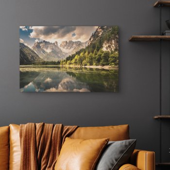 Mountains | Dürrensee Lake  Dolomites  Italy Canvas Print by intothewild at Zazzle