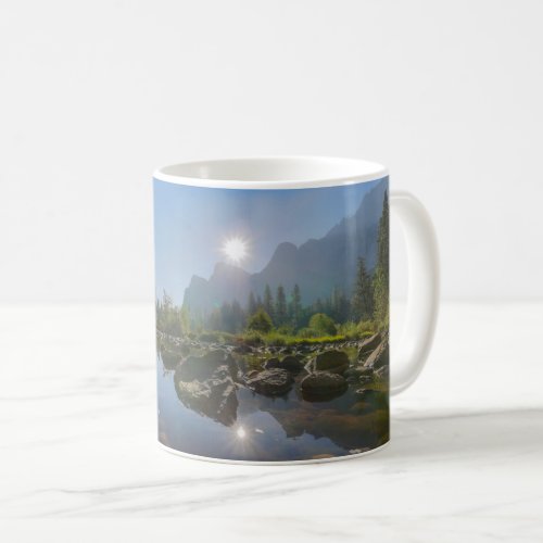 Mountains  El Capitan Yosemite Park California Coffee Mug